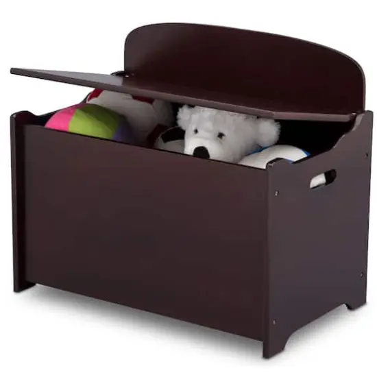 Delta Children MySize Deluxe Toy Box Dark Chocolate {5}