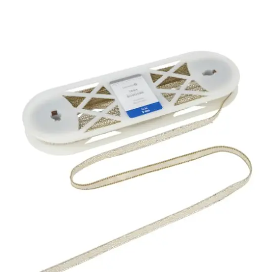 3/8" Rhinestone Trim Ribbon by Celebrate It&reg; White {3}