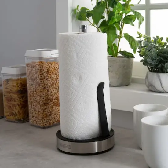 Kitchen Details Paper Towel Holder with Black Tension Arm {3}