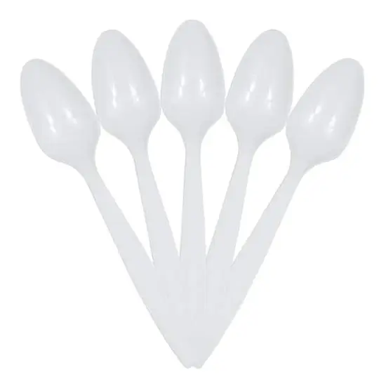 JAM Paper Plastic Spoons, 100ct. White {5}