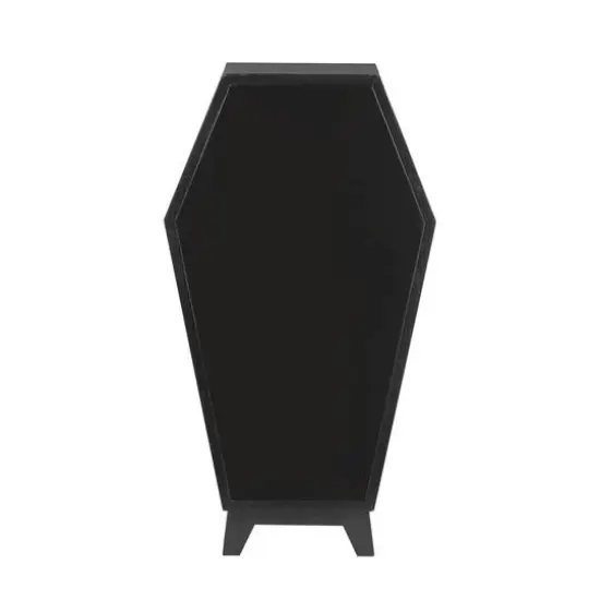 14" Black & Pink Leopard Print Coffin Tabletop D&eacute;cor by Ashland&reg; {10}