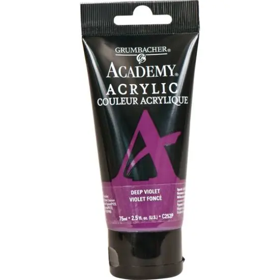 Grumbacher&reg; Academy&reg; Acrylic, 2.5oz. C252P Deep Violet {1}