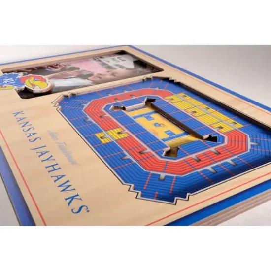 College Football 3D StadiumViews Picture Frame Kansas Jayhawks {5}