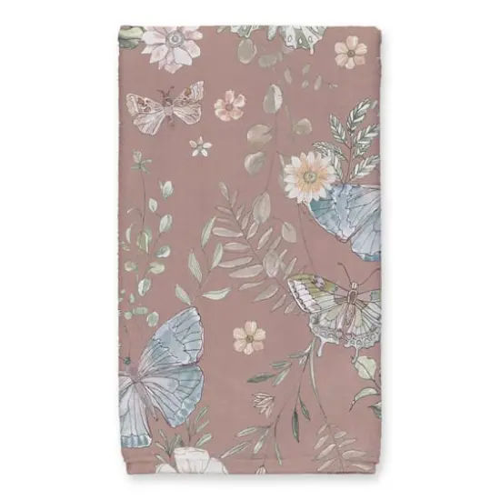 Feeding The Bees Tea Towel Set Maroon {4}