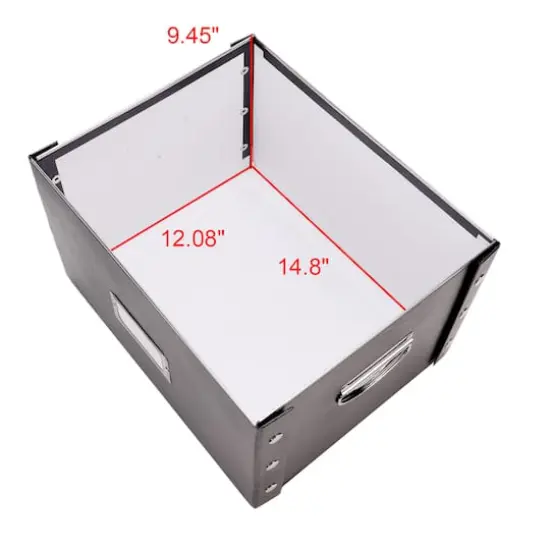 Snap-N-Store Black Legal Letter File Box {5}