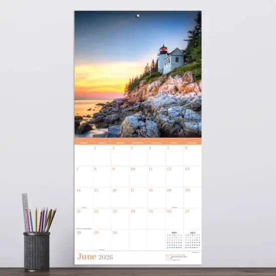 2026 Lighthouses Wall Calendar {4}