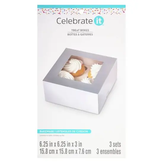 Silver And White Cupcake Boxes By Celebrate It&reg; {6}