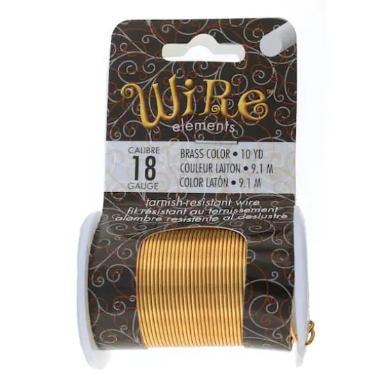 The Beadsmith&reg; Wire&trade; Elements 18 Gauge Tarnish-Resistant Wire Assorted {1}