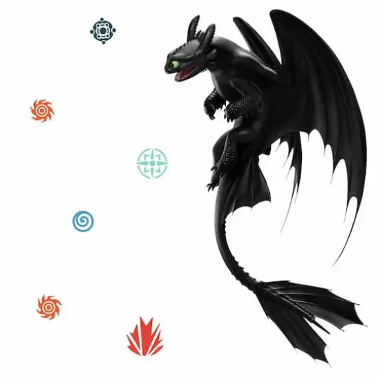 RoomMates How To Train Your Dragon Toothless Peel & Stick Wall Decals {1}