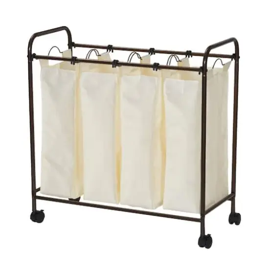 Household Essentials Rolling Laundry Sorter {11}