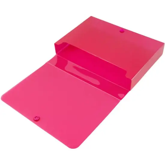 JAM Paper Red Plastic Index Card Case {5}