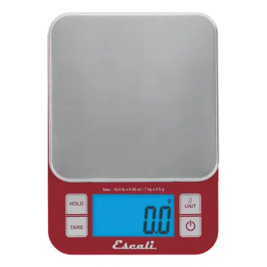 Escali Red Nutro Digital Food Scale {1}