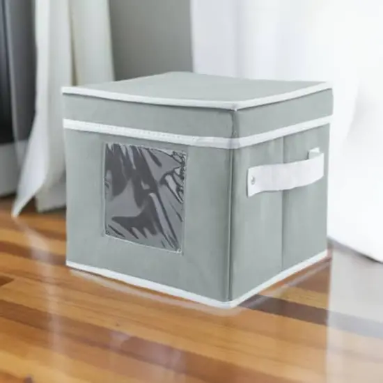 DII&reg; Gray Dessert Plate Storage Container {1}