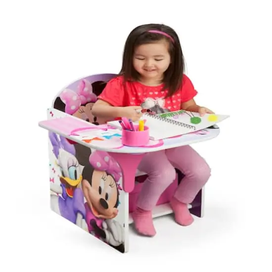 Disney&reg; Minnie Mouse Chair Desk with Storage Bin {3}