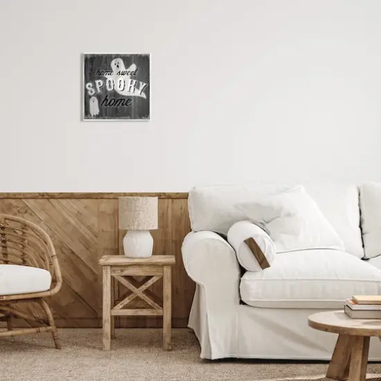 Stupell Industries Sweet Spooky Home Ghosts Sign Wall Plaque Art {3}