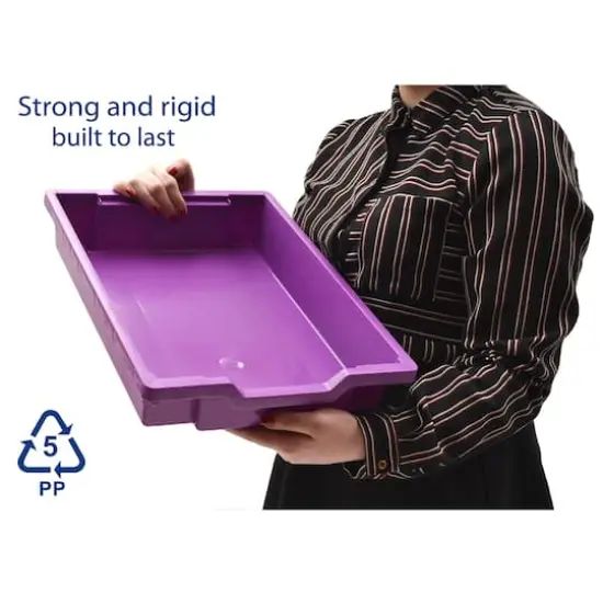 Gratnells Shallow F1 Tray, 8ct. Plum Purple {5}