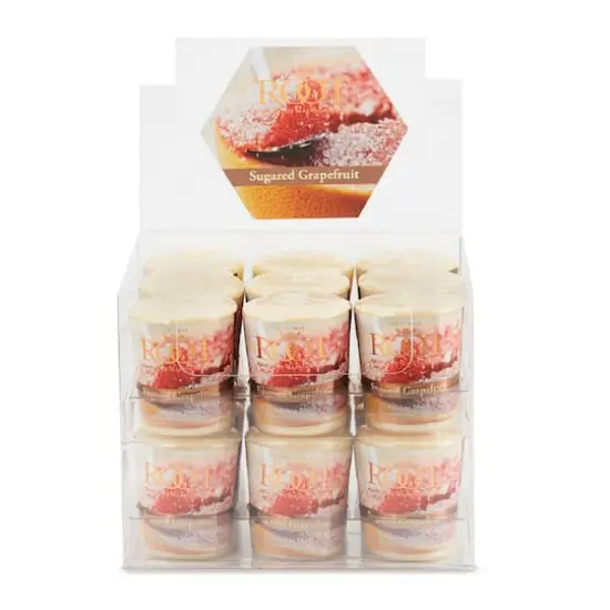 Root Candles Scented 20 Hour Beeswax Blend Votive Candles, 18ct. Sugared Grapefruit {1}