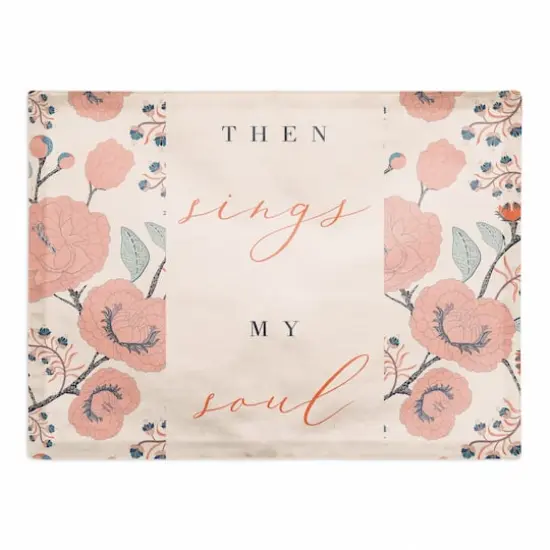 Then Sings My Soul 18" x 14" Cotton Twill Placemat {1}