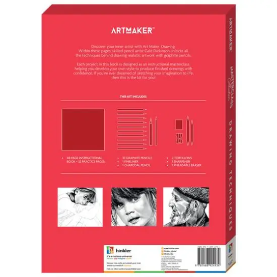 Hinkler Art Maker Masterclass Collection Drawing Techniques Kit {7}