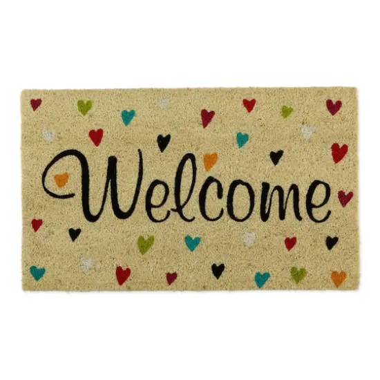 DII&reg; Welcome Hearts Doormat {1}