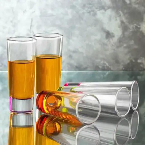 JoyJolt&reg; Hue Colored Shot Glasses, 12ct. {3}