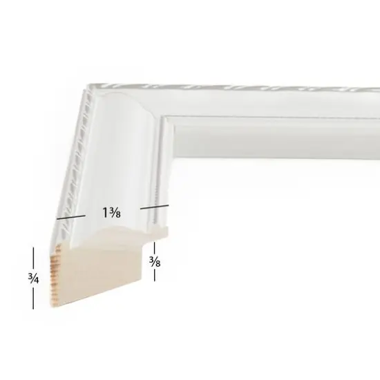 2 Pack: Craig Frames Victoria White & Silver Picture Frame {6}