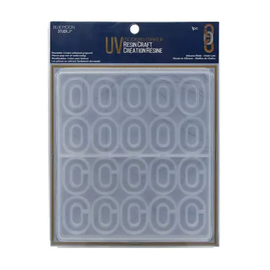 Blue Moon Studio&trade; UV Resin Craft Chain Link Mold {1}