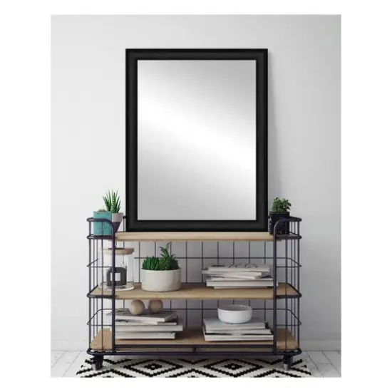 Timeless Frames&reg; Jude Black 24" x 37" Framed Mirror {3}