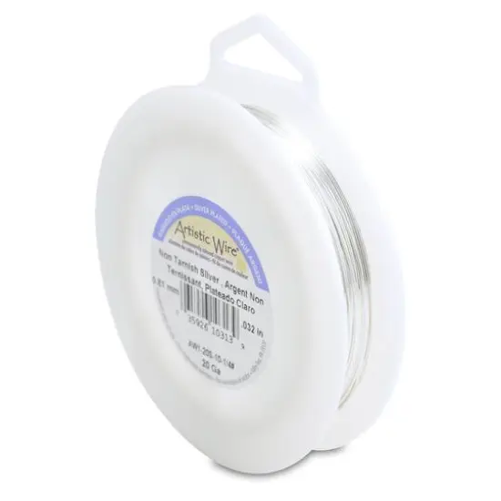 Artistic Wire&reg; 20 Gauge Silver Round Wire {1}