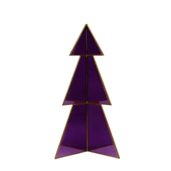 13" Glass Tree Tabletop D&eacute;cor by Ashland&reg; Purple {3}