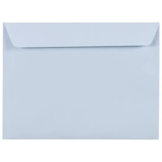JAM Paper 9" x 12" Booklet Premium Envelopes, 25ct. Pastel Baby Blue {1}
