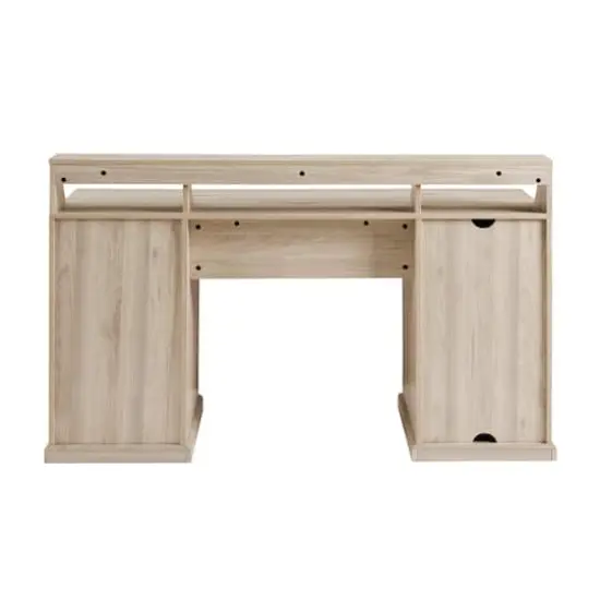 Walker Edison 58" Birch 3 Drawer Computer Desk with Hutch {4}