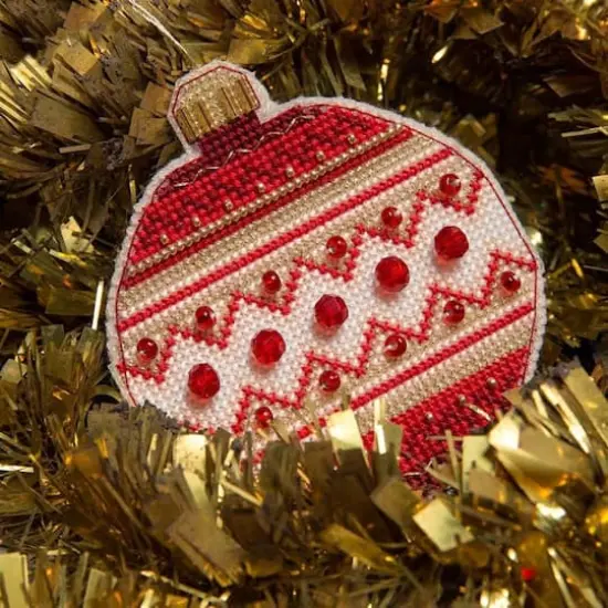 Crystal Art Christmas Tree Toy Plastic Canvas Counted Cross Stitch Kit Set Of Pictures Merry Christmas {3}