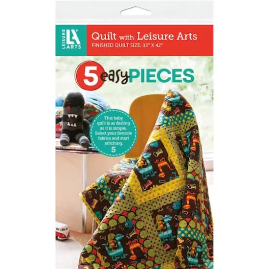 Leisure Arts&reg; 5 Easy Pieces Quilt Pattern {1}
