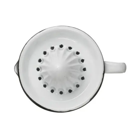 Hello Honey&reg; 4" Enamel 2-Piece Juicer with Black Rim {3}