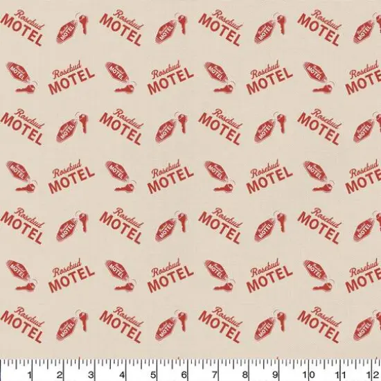Schitt's Creek Caf&eacute; Motel & Keys Precut Cotton Fabric {3}