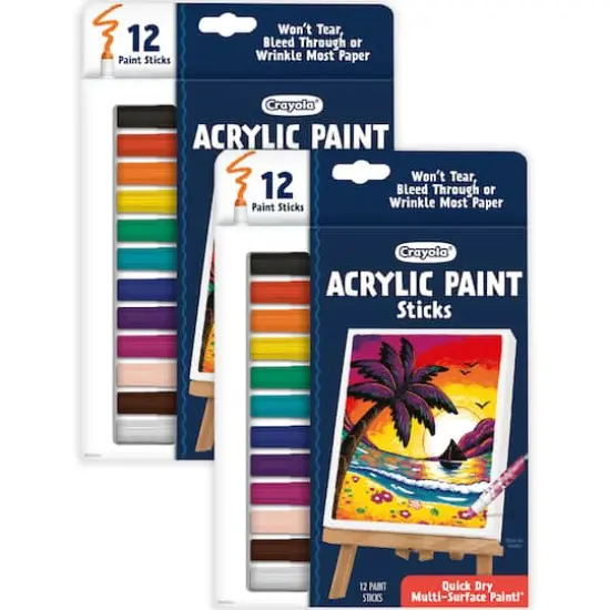 Crayola&reg; Acrylic Paint Doodle Sticks, 2 Packs of 12 {1}
