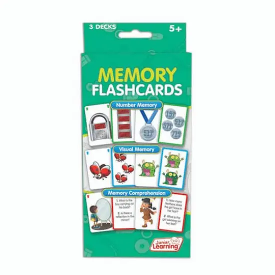 Junior Learning&reg; Memory Flashcards Educational Set {4}