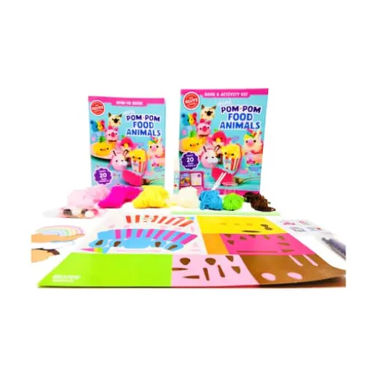 Mini Pom-Pom Food Animals {6}
