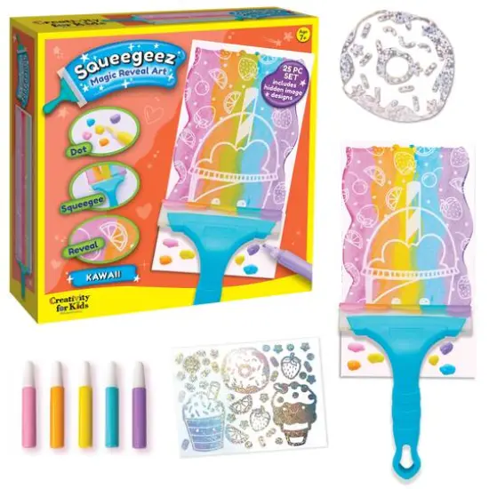 Creativity for Kids&reg; Kawaii Squeegeez Magic Reveal Art {1}
