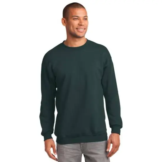 Port & Company&reg; Essential Fleece Crewneck Sweatshirt Dark Green {4}