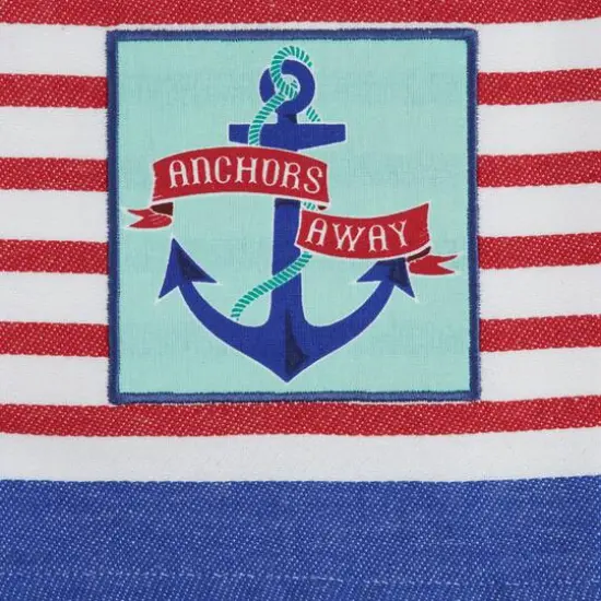 DII&reg; Anchor's Away Collection Embellished Patch Kitchen Dishtowels, 2ct. {7}