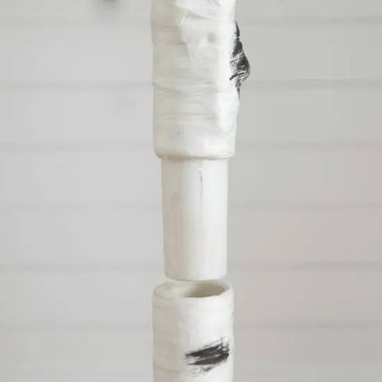 7ft. Pre-Lit White Birch Artificial Christmas Tree, Warm White LED Lights {6}