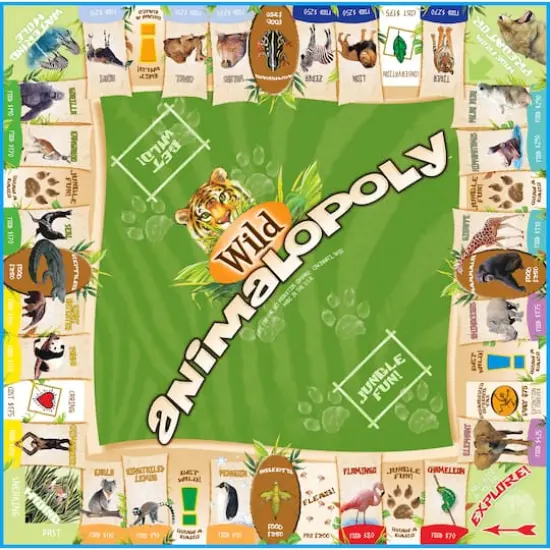Late For The Sky Wild Animalopoly Game {5}