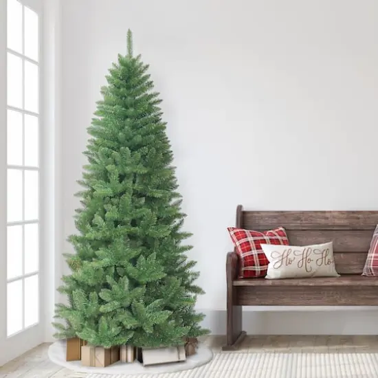 7ft. Unlit Carson Artificial Pine Christmas Tree {4}