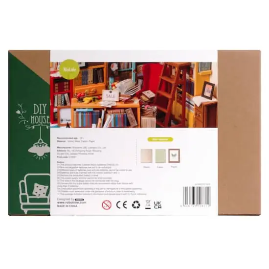 Rolife&reg; Sam's Study DIY Miniature House Kit {9}
