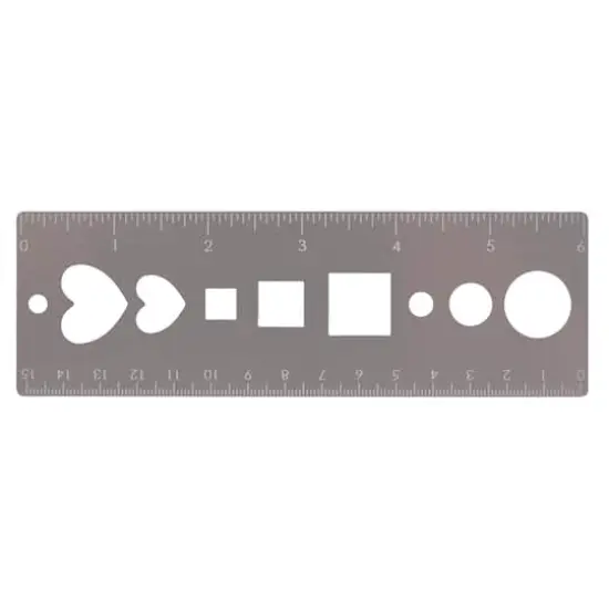 Silver Metal Ruler by Artist's Loft&trade; {1}