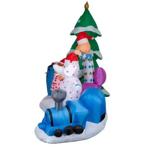 7ft. Airblown&reg; Inflatable Christmas Misfit Toys Scene {4}