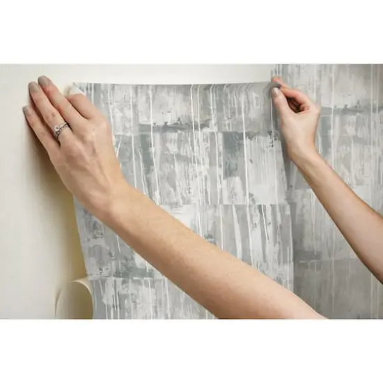 RoomMates Washout Peel & Stick Wallpaper Beige/Gray {11}