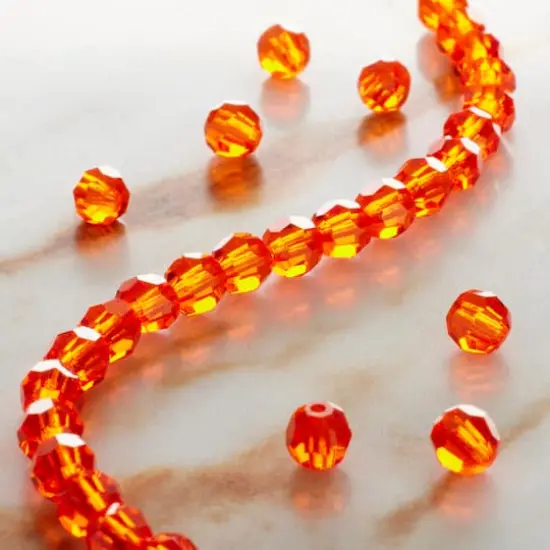Preciosa Glass Crystal Round Beads, 4mm by Bead Landing&trade; Hyacinth {3}